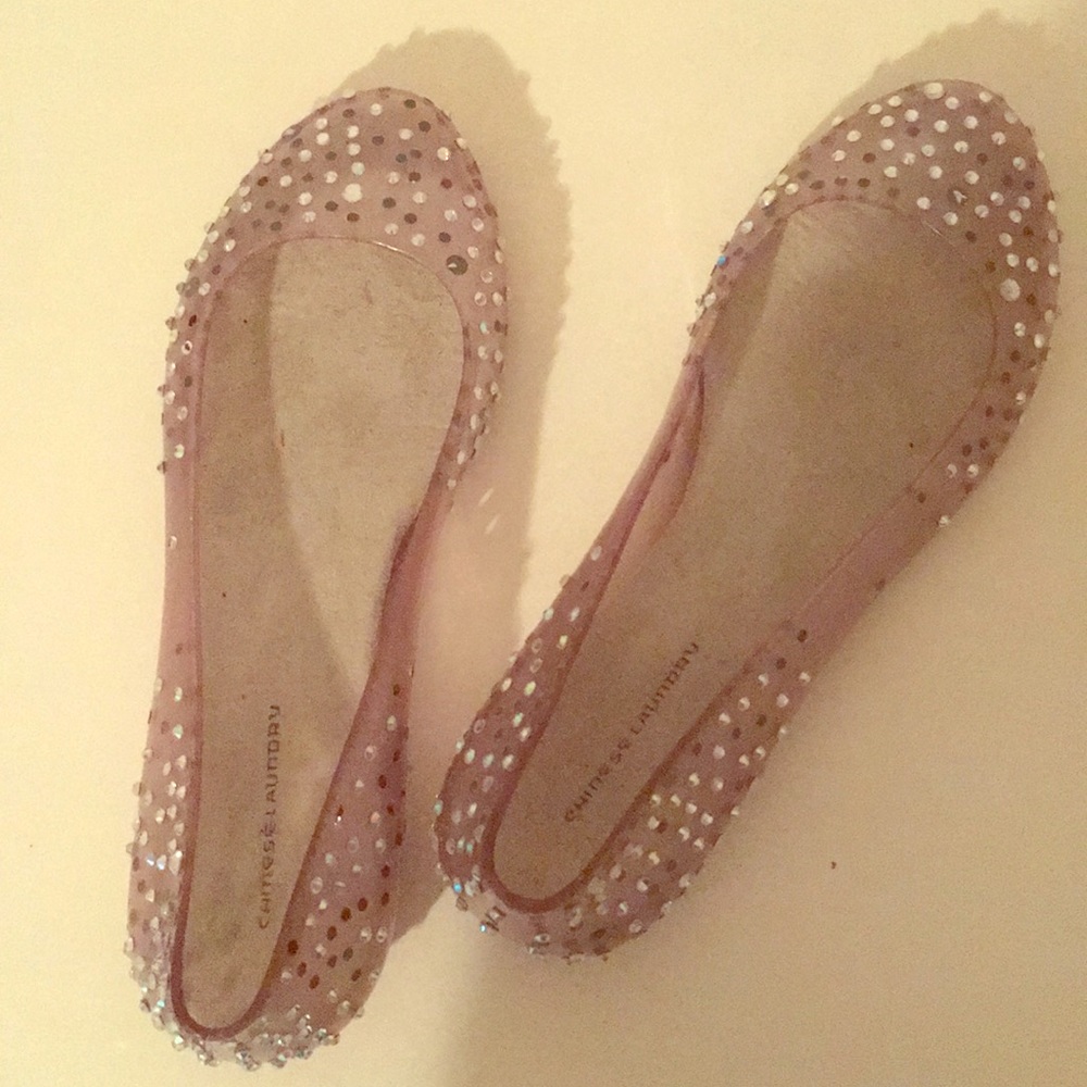 Chinese Laundry Rhinestone Jellies